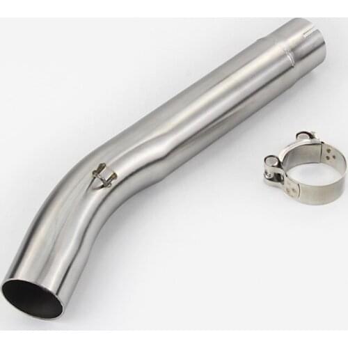 Escape Motorcycle Exhaust Mid Connect Tube Middle Link Pipe Stainless Steel Exhaust System For Yamaha XJR400 All Years