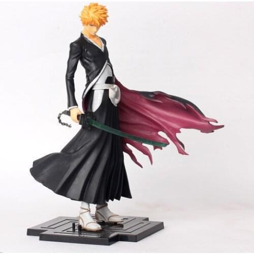 Japan Anime BLEACH Kurosaki Ichigo PVC Figure Figurine Toy Model Statue 22cm New With Box