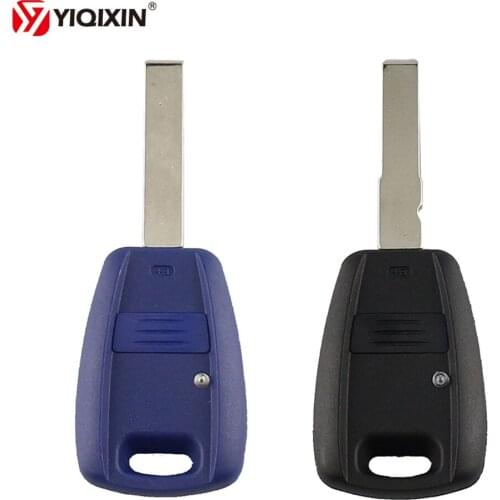 YIQIXIN 1 Button Blue Black Remote Car Key Shell Cover Case For Fiat Punto Doblo Bravo Palio Stilo Auto Transponder SIP22 Blade