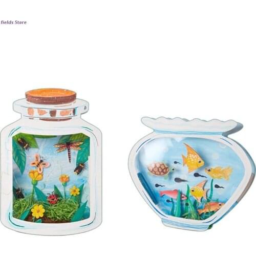 1Pcs Early Education World In The Bottle Drawing DIY Toys, Handmade Craft Education Toys for Kids Gift