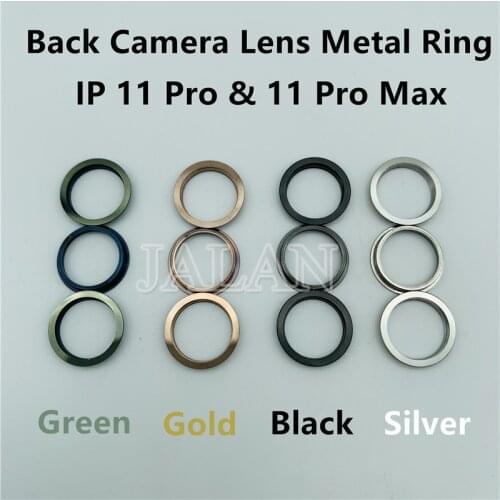 10PCS Back Camera Lens Ring Frame For Iphone X XS XSMAX 11 11Pro Max For Camera Repair Lens Outer Frame Parts