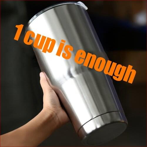 570-900ml Car Cup Large Capacity Water Cup Large Mug 304 Stainless Steel Ice Master Cup Double Straw Coffee Mug set hot sale