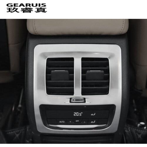 Car Styling Rear Center Console Air Outlet Air Conditioning Vent Decorative Cover Frame Stickers For BMW X3 G01 Auto Accessories