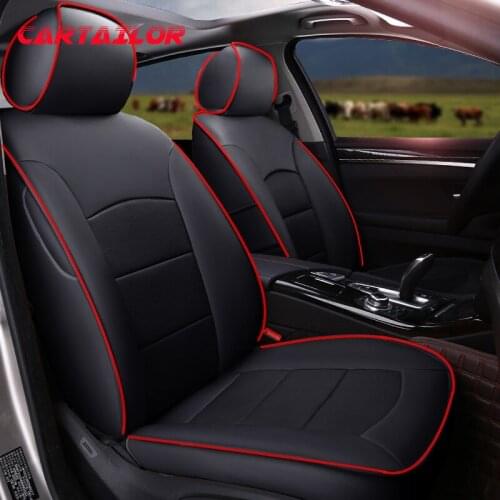 CARTAILOR Genuine Leather Car Seat Cover for Infiniti qx50 Seat Covers Cars Cowhide Seats Cushion Supports Sets Auto Accessories