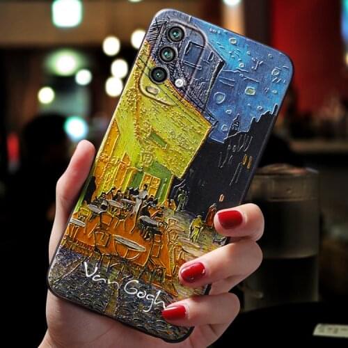 For Fundas Xiomi Xiaomi Redmi 9T Case For Coque Redmi 9 T Cases Cover 3D Art Soft Lens Protective Cute Cafe Terrace Phone Case