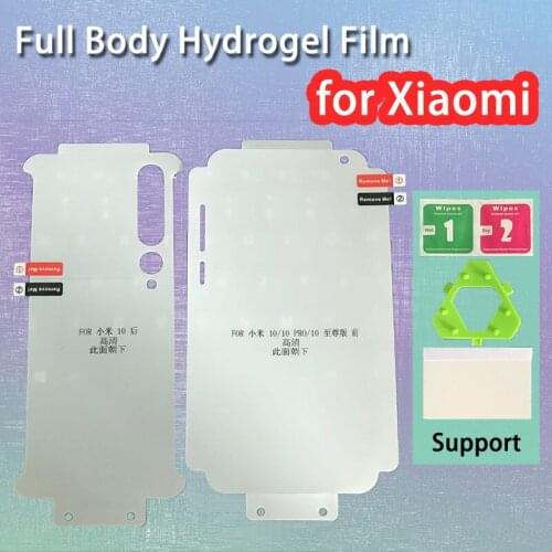 Full Body Coverage HD Hydrogel Film for XiaoMi 10 10pro/ultra 11 11pro/ultra Note10/10pro Redmi K30s K40/40pro Screen Protector