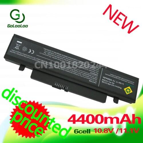 Golooloo 6 cells 4400MaH 11.1v battery for SAMSUNG AA-PB1VC6B AA-PL1VC6B/E N210 N220 N230 N220-11 NB30 X420 X520