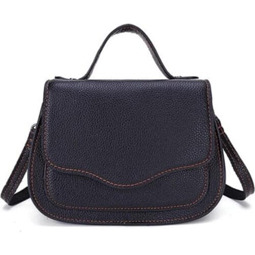 2018 genuine leather Purse female bag the first layer leather women handbag shoulder bag Messenger bag women totes bag handbag