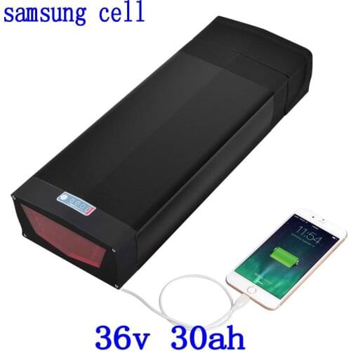 36V 1000W 500W Lithium Battery 36V 30AH Electric Bicycle Battery36V 30AH 27AH 24AH 21AH 18AH 31AH Ebike Battery Use Samsung Cell