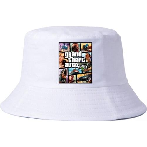 Fashion Grand Theft Auto V 5 GTA 5 bucket hats Hot Game GTA 5 Fans Cap Summer fisherman hat fishing female boonie hat caps