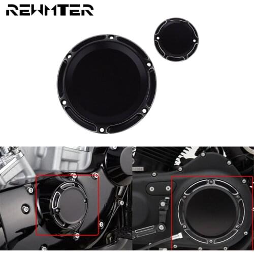 Motorcycle 6 Holes Black Derby Timing Timer Covers For Harley Sportster 2004-16 XL 883 Custom 1200 Nightster Forty Eight XL1200X