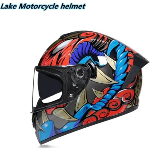 Full Face Motorcycle helmet golden wing anti-fog visor Riding Motocross Racing Motobike Helmet