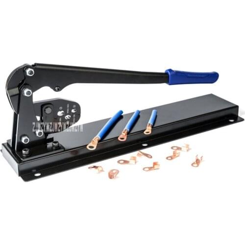 Desktop Open Nose Crimping Pliers U-Shaped Cold-Pressed Terminal Wire Ear Wiring Copper Nose 5-200A Connector Crimping Pliers