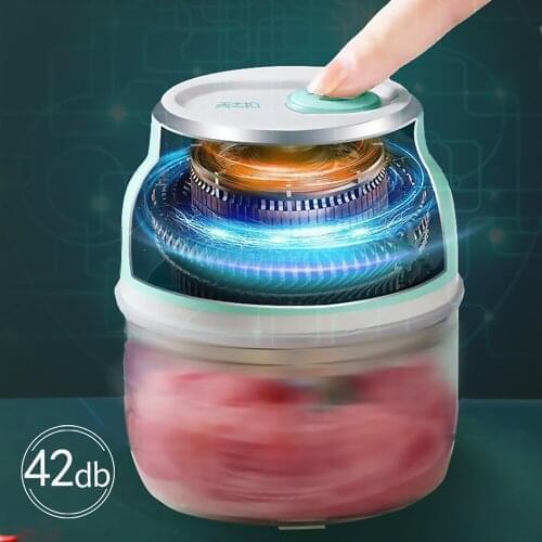 Vegetable Chopper Electric Garlic Masher Sturdy Grinder Meat Cutter Durable Fresh Chili Kitchen Tools Shredder Mini Crusher