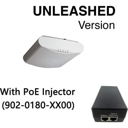 Ruckus Wireless Unleashed ZoneFlex R720 9U1-R720-WW00 (alike 9U1-R720-US00)With PoE Injector (902-0180-XX00) Indoor Access Point