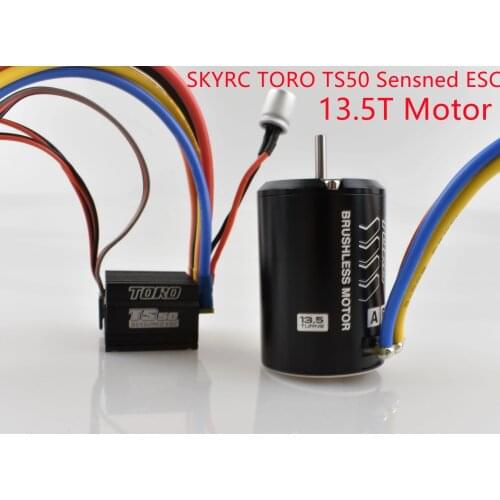 SKYRC TORO TS50 Sensned ESC 13.5T Motor For 1/10 RC Car SKY-300060 Remote Control Vehicle Accessories Model Parts