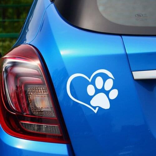 11*9.3CM Car Sticker Footprint Reflective Auto Waterproof Sun Resistant Window Sheeting 3D Windshield Decal Rear Affixed Cover