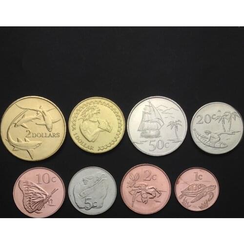 Tokelau Full Set 8 PiecesGenuine Original Coins 100% Real Issuing Collection Coins Unc 2017