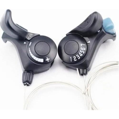 Bike3x7 21 Speed Bicycle Shifter Brake Conjoined Derailleurs Mountain Road Bike Cycling Disc Handle Shifter Levers For MTB -40