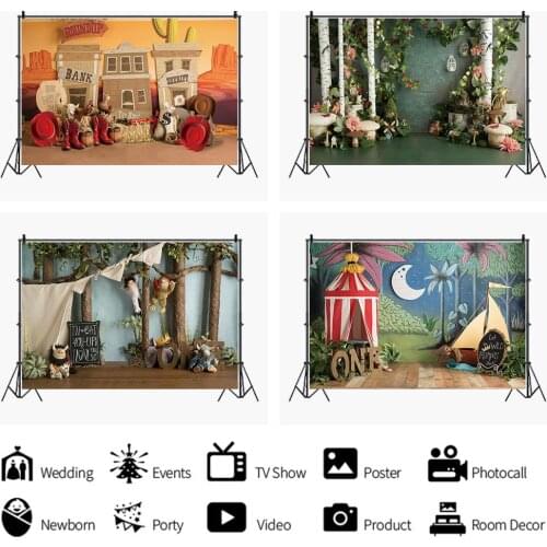 Fantasy Balloon Gift Toy Birthday Backdrop Child Party Room Decoration Photography Studio Photo Kid Baby Custom Vinyl Background