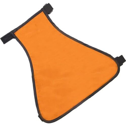 Pet Waterproof Clothes Adjustable Raincoat Lightweight Rain Belly Cover for Dogs and Puppies (Orange, Size)