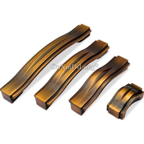 High Quality 10PCS European Solid Kitchen Door Handles Cupboard Wardrobe Drawer Cabinet Pulls Handles & Knobs Furniture Hardware