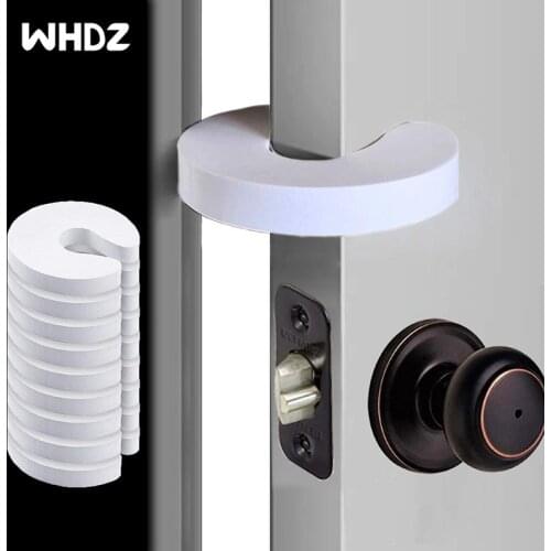 10Pcs Baby Door Stop Child Safety Protectors Foam Door Stop Door Protectors for Child