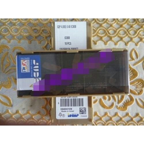 10PCS CARBIDE INSERT GIP4.00E-0.40-IC808