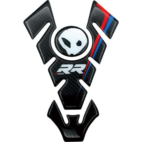 For BMW S1000RR S1000 RR HP4 S1000R S 1000RR Motorcycle 3D Carbon Fiber Gel Fuel Oil Tank Pad Fish Bone Protector Sticker Decals