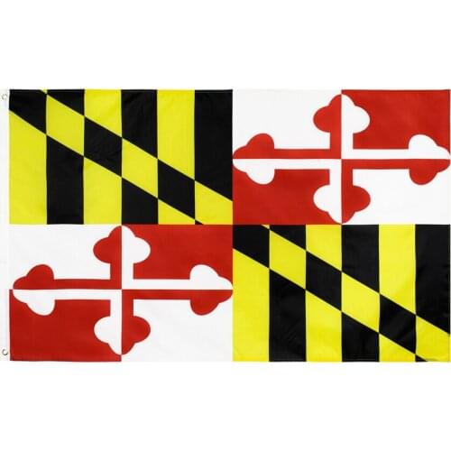 3x5Ft Polyester Maryland Flag USA State Maryland Banner