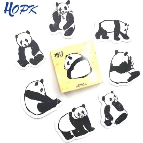 45 Pcs/Set Cute Panda Stickers Planner Scrapbooking Decoration Journal Sticker Diy Diary Label Stick Kawaii Stationery