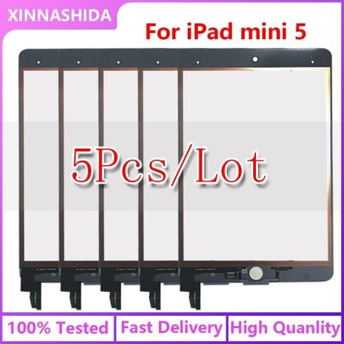 5PCS/Touch screen For iPad Mini 5 5th Gen Digitizer For iPad Mini5 2019 Touch screen Glass Replace A2124 A2126 A2133