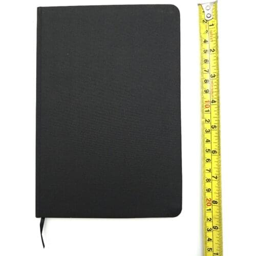 A5 Black Paper Notebook Drawing Notebook Vintage Diary Journals Agenda Planner Kraft Notebook Fitted Hardcover Business Index