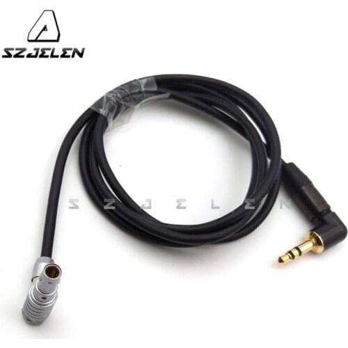 Arri Alexa Mini Audio Cable ,00B 5pin to Neutrik NTP3RC-B elbow 3.5mm Jack,100cm