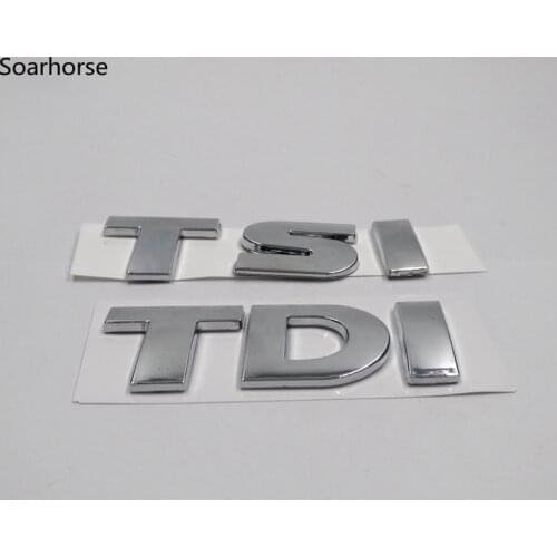 Soarhorse car sticker For VW Volkswagen Touareg TDI TSI Rear Trunk Logo Emblem Decal