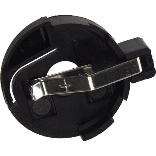 CR2016 2025 2032 Coin Cell Button Battery Holder Socket Black 10 Pcs