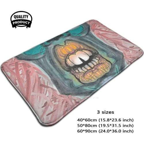 Killer Clown With Bug Eyes 3 Sizes Home Rug Room Carpet It Clown Killer Clown Spooky Halloween Scary Killer Clowns Steven King