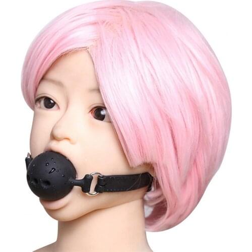 Open Mouth Gag Breathable Women Accessories Couple Silicone Bondage Mouth Gag Ball for Lover