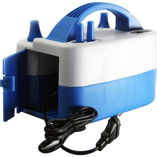 Electric Air Balloon Pump Portable Inflator Dual-Nozzle 600W Air Balloon Electric Blower for Party Balloon Arch and Column Stand