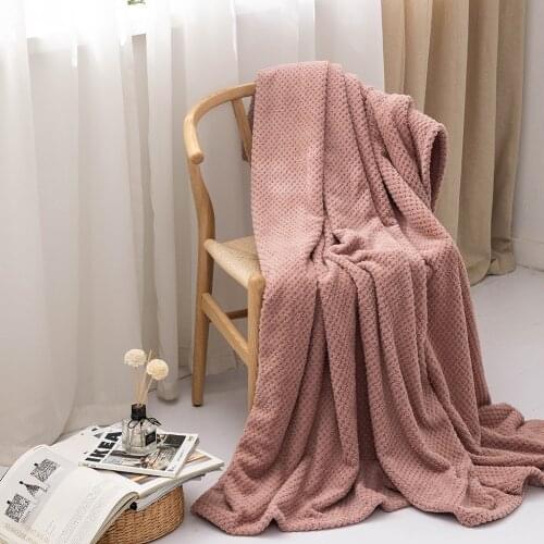 Flannel Fleece Throw Blankets Silver Travel Size - Super Soft Fluffy Warm Solid Bed Throws for Sofa Microfiber Blanket
