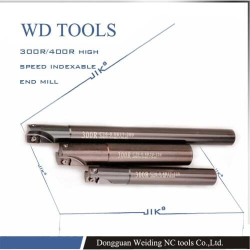 300R -C12-12-130-1T Indexable Endmill | Insert Cutter | High-speed Cutter | 300R/400R Series