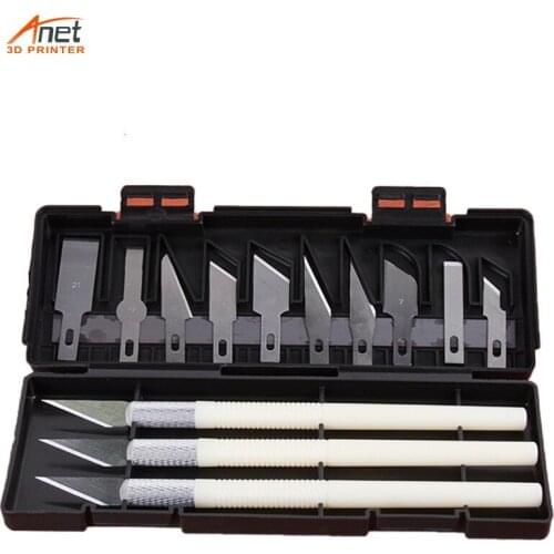 Hot Sale 3PCS/Set Engraving Knife Carving Tool Scalpel Knife DIY 3D Printer Parts for 3D Model Cutter Material Removal Tool