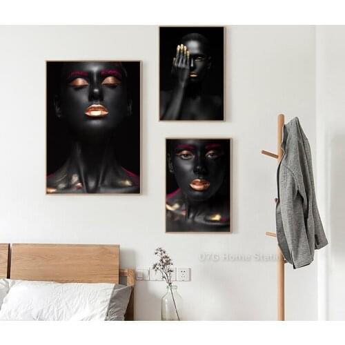 Canvas Poster And Prints Modern Creative Photography Makeup Beauty Character Wall Art Picture For Salon Workshop Room Decoration