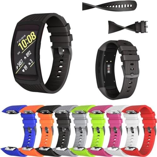JKER Silicone Watchband Strap For Samsung Galaxy Gear Fit2 Pro Watch Band Wrist Bracelet Straps for Samsung Gear Fit 2 SM-R360
