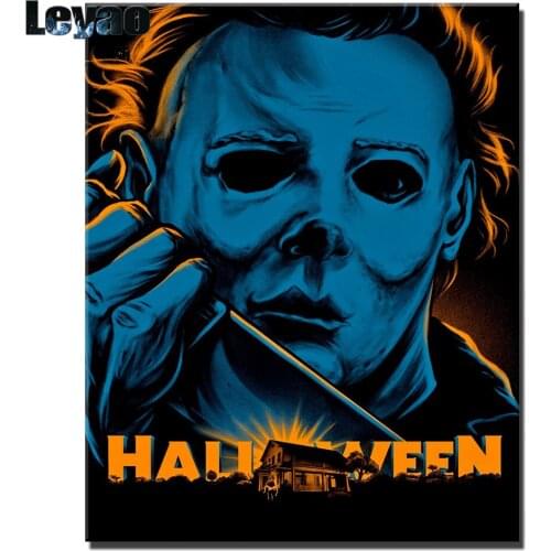 Movie Posters Movie Halloween (1978) Diy Diamond Embroidery Diamond Painting Cross Stitch Kits Full Square Drill Home Decor