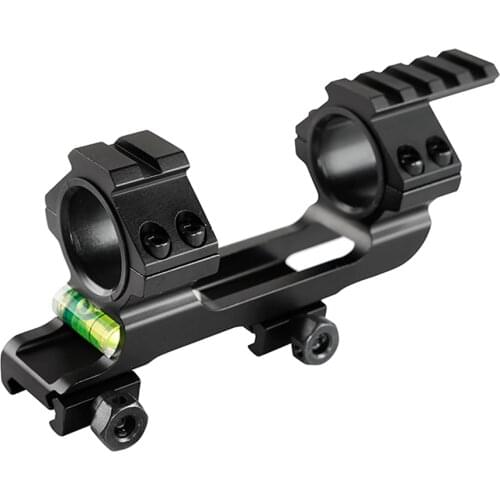 SPINA OPTICS Hunting Scope Mount Dual Ring with Spirit Bubble Level Fit 20 mm Picatinny Rail for Tactical Rifle Scope 25.4/30mm