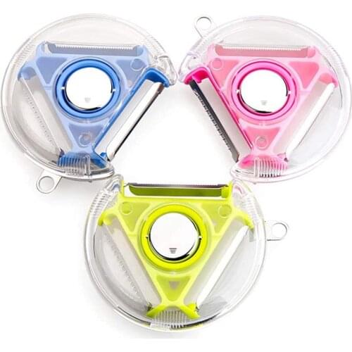 Kitchen Tools Fruit and Vegetable Peeler Vegetable Shredding Tool Stainless Steel Blade Easy To Clean Replace Function 3 In 1