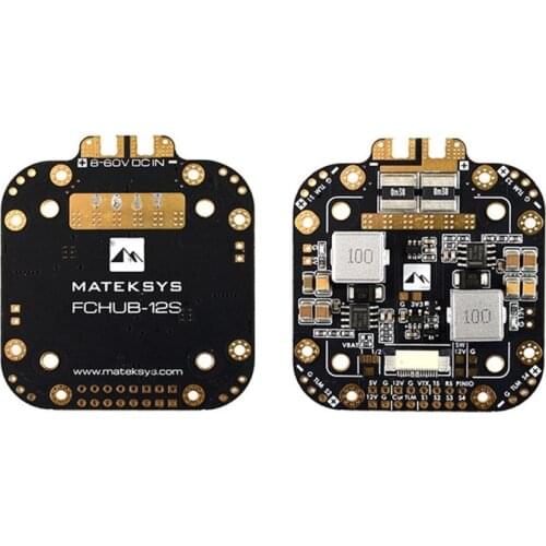 Mateksys XCLASS PDB FCHUB-12S Supports 8~60V DC input 5V 5A 12V 4A Regulators for XClass Quadcopter