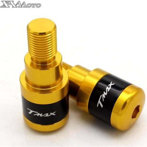 Motorcycle Accessories For YAMAHA TMAX 500 T-Max 530 TMAX530 CNC Aluminum Motorcycle Handlebar Grip Ends Protector for TMAX logo