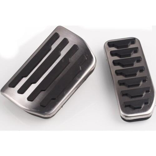 AT Car Brake Fuel Gas Accelerator Foot Pedal Cover For Land Rover Evoque 2010 2011 2012 2013 2014 2015 Suv Car Stying